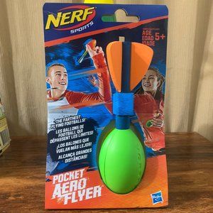 NERF Sports Green Pocket Aero Flyer - Hasbro